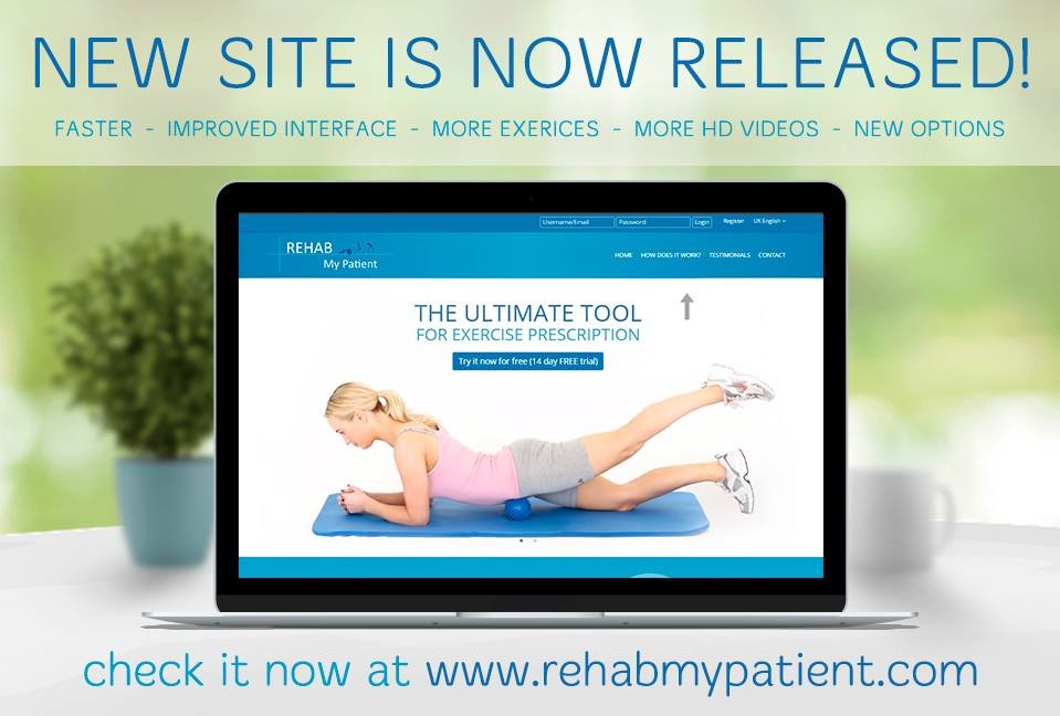 New Site Released Rehab My Patient 8618